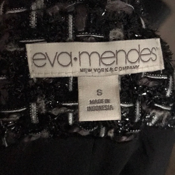 2-piece Eva Mendes houndstooth woven suit - Picture 4 of 5